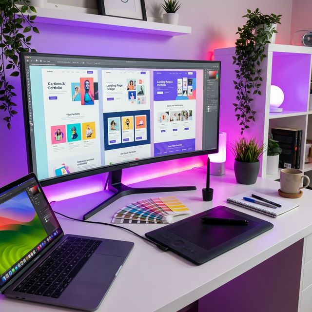 Web Design Workspace